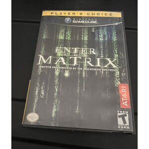 Enter the Matrix (Nintendo GameCube,‎ 2003) - COMPLETE with Manual And Two Discs